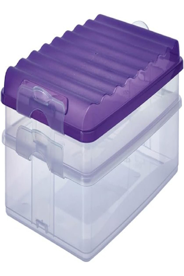 صندوق ثلاجة ١ مسطح و ١ مرتفع - مجموعة متنوعة للتخزين المنظم - 1