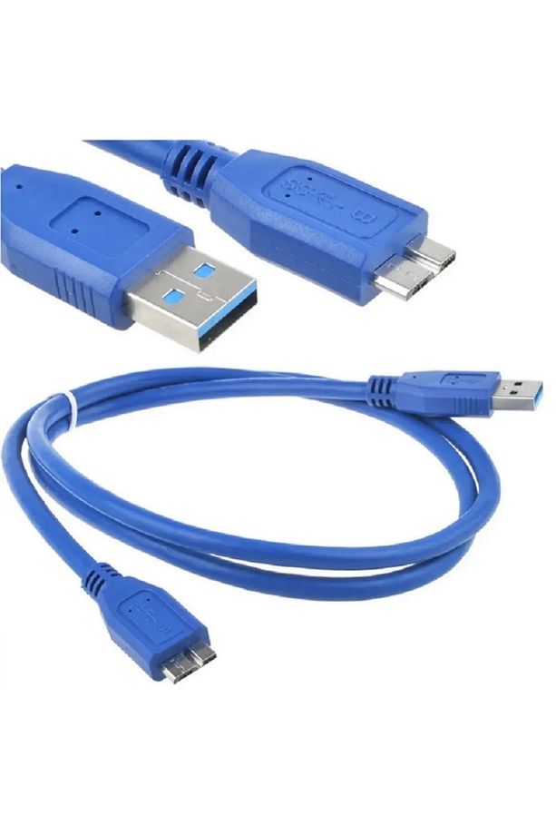 1.5 Metre 1.5m Harddisk Kablosu Yüksek Hiz Usb 3.0 Tip A Mikro B Kablo Hızlı Veri Aktarma Kablosu - 4