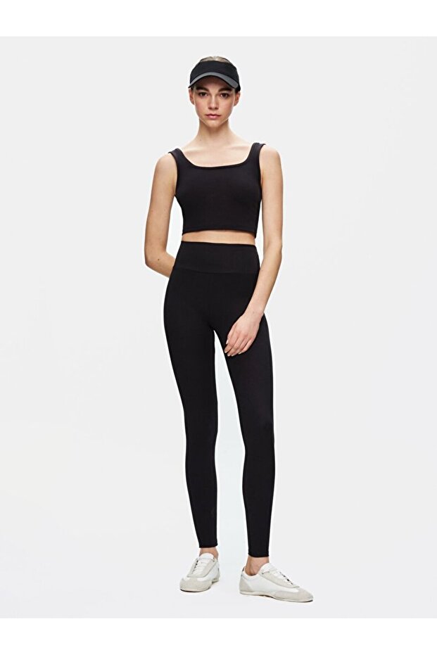 KADIN ASKILI CROP ATLET - 5