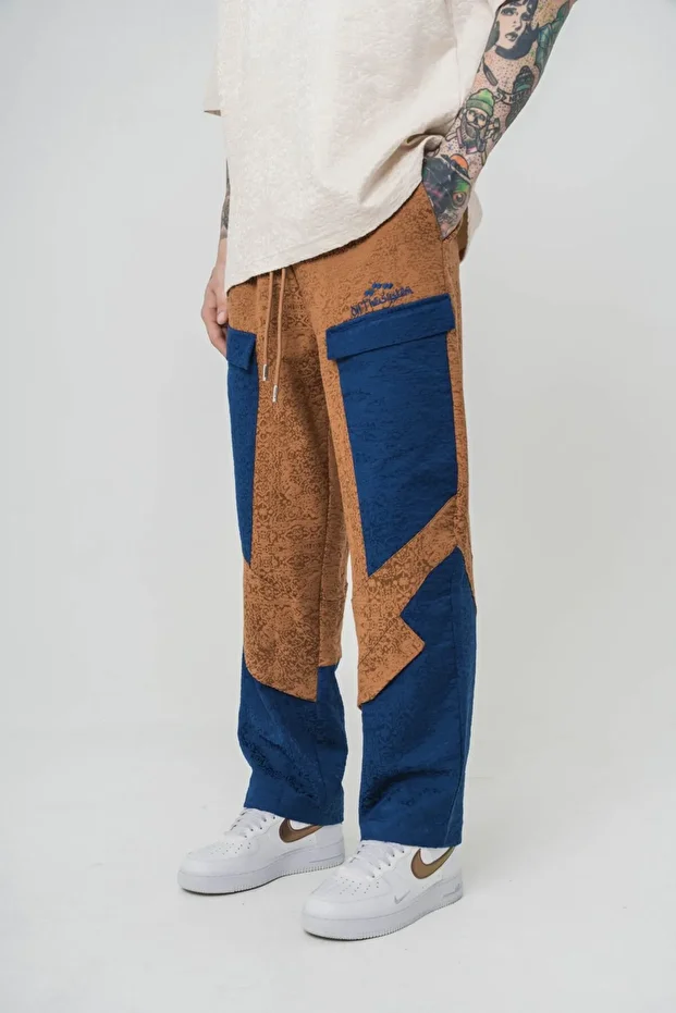 Benjamin Cep Detaylı Rug Desen Pantolon - 2
