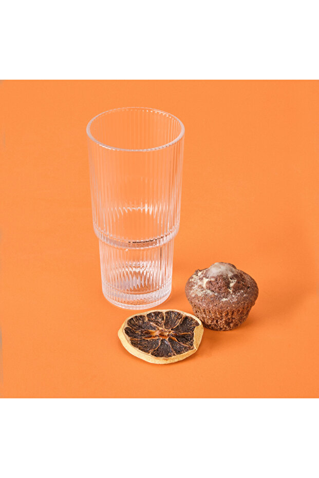 İpek Cam Bardak - Şeffaf - 290 ml - 2