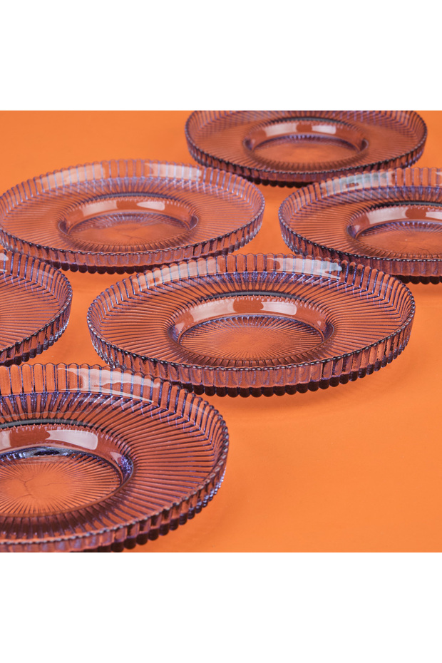 Kitchen 6'lı Çay Tabağı - Mavi - 12 cm - 3