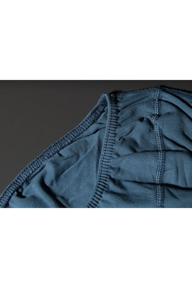 Erkek Düz Pamuklu İndigo Boxer | Slip Boxer - 5