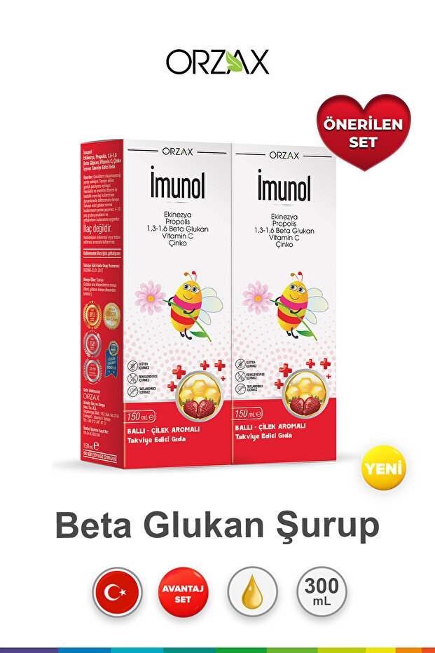 Beta Glukan Şurup 150ml (2 adet) - 1