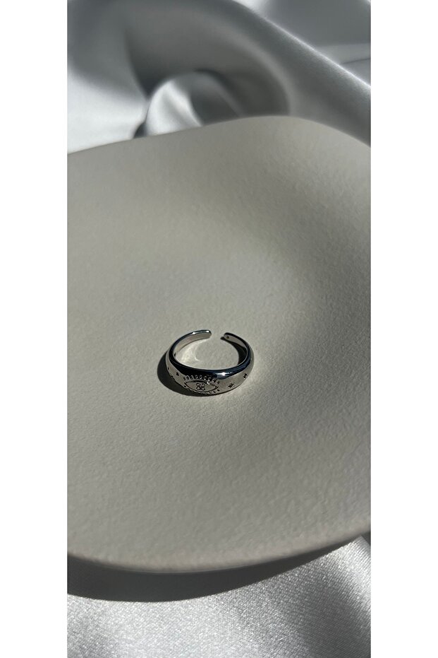 Çelik silver yüzük - 1