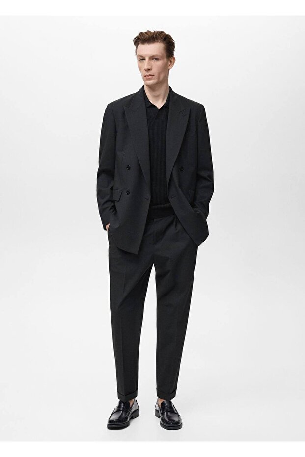 Boston regular fit kruvaze blazer ceket - 2