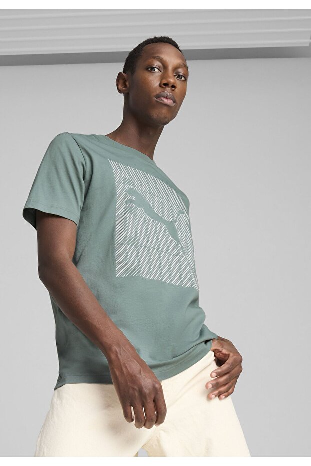 Graphics Wording Tee Men - 5