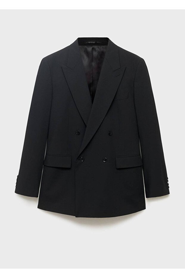 Boston regular fit kruvaze blazer ceket - 3