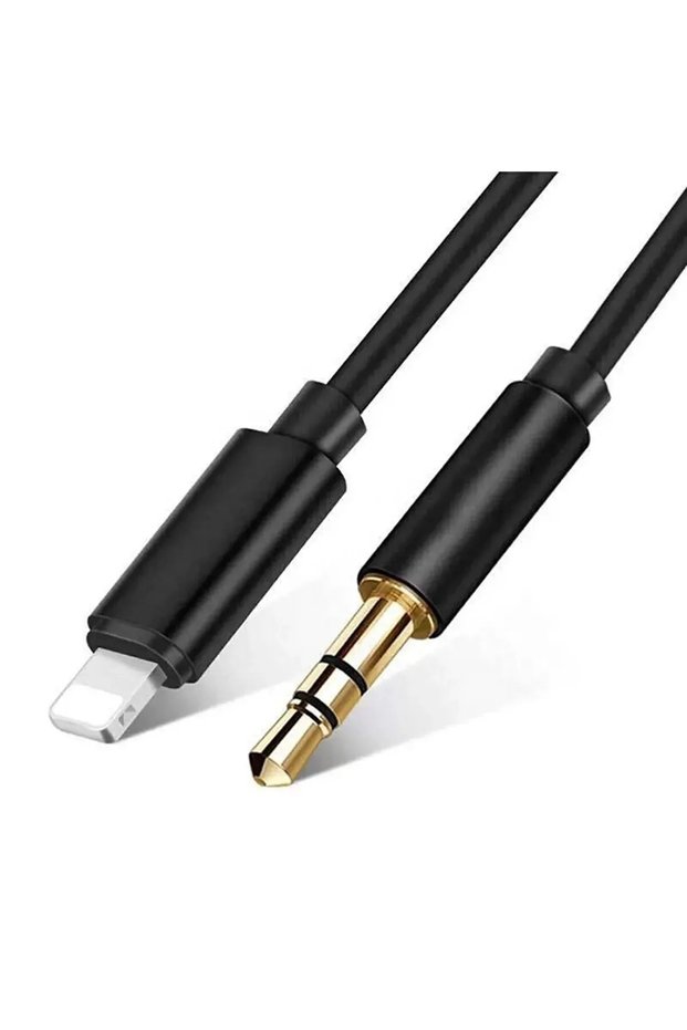 iPhone Aux Compatible Converter 3.5mm Black Converter Cable