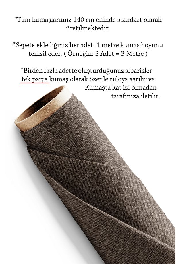 Dokuma Desenli Krep Dijital Baskılı Astarlı Premium Döşemelik Koltuk Kumaşı - 6