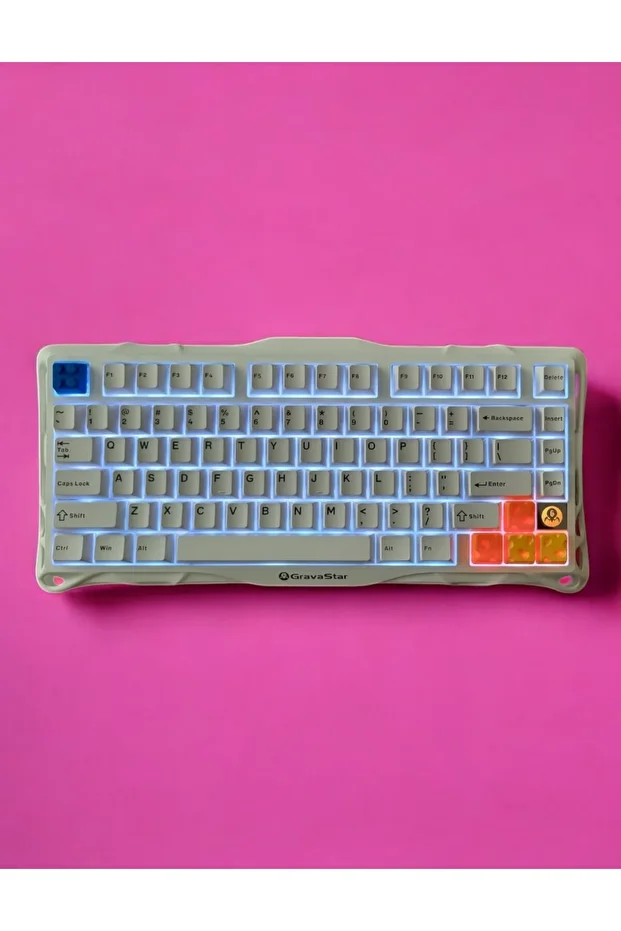 Peynir Görünümlü Klavye Keycaps 4 Adet Set Mekanik Klavye Tuşları - 6