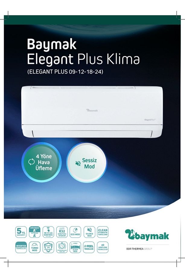 Elgant Plus Duvar Tipi Split Klima 12.000 Btu/h - 6