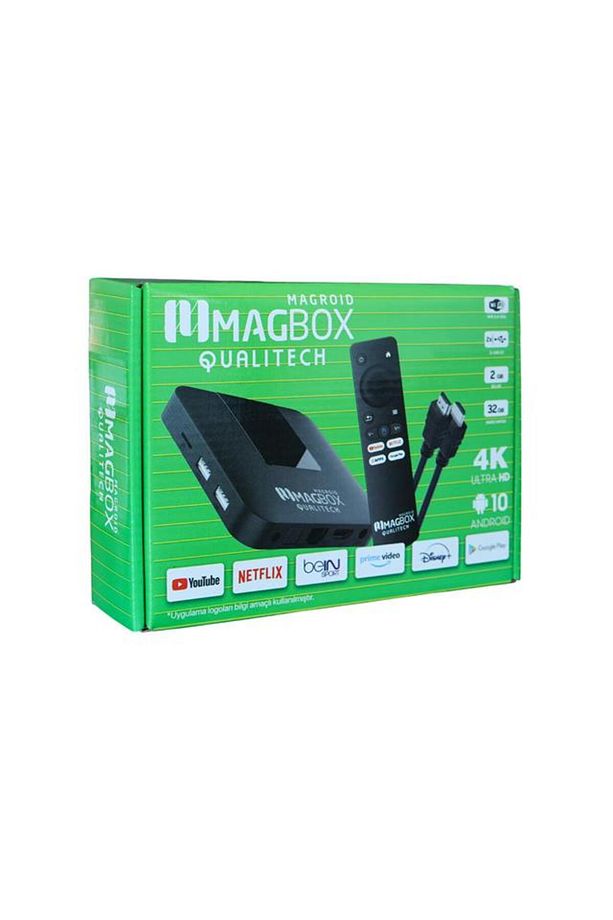 Magroid Qualitech 32gb Hdd - 2gb Ram 2.4g H313 Cpu Android Tv Box - 4