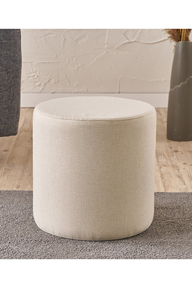 Bitez Puf - Krem - 1