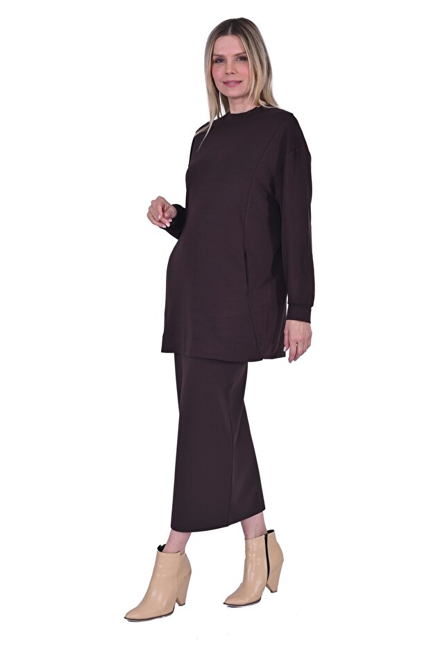 İNVEE 6963 Kahve Sweat - 2