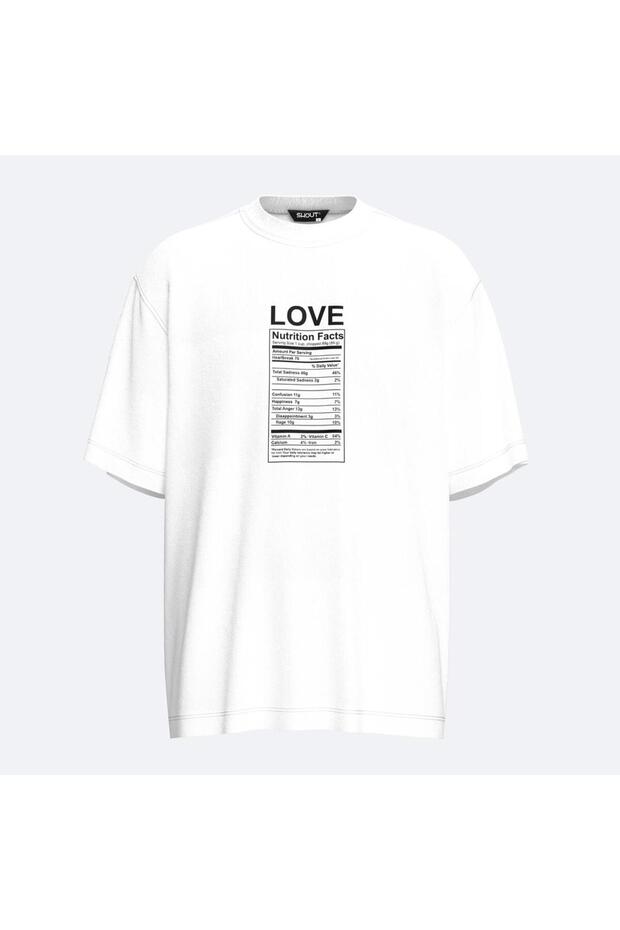 Oversize Love Nutrition Facts Unisex T-Shirt