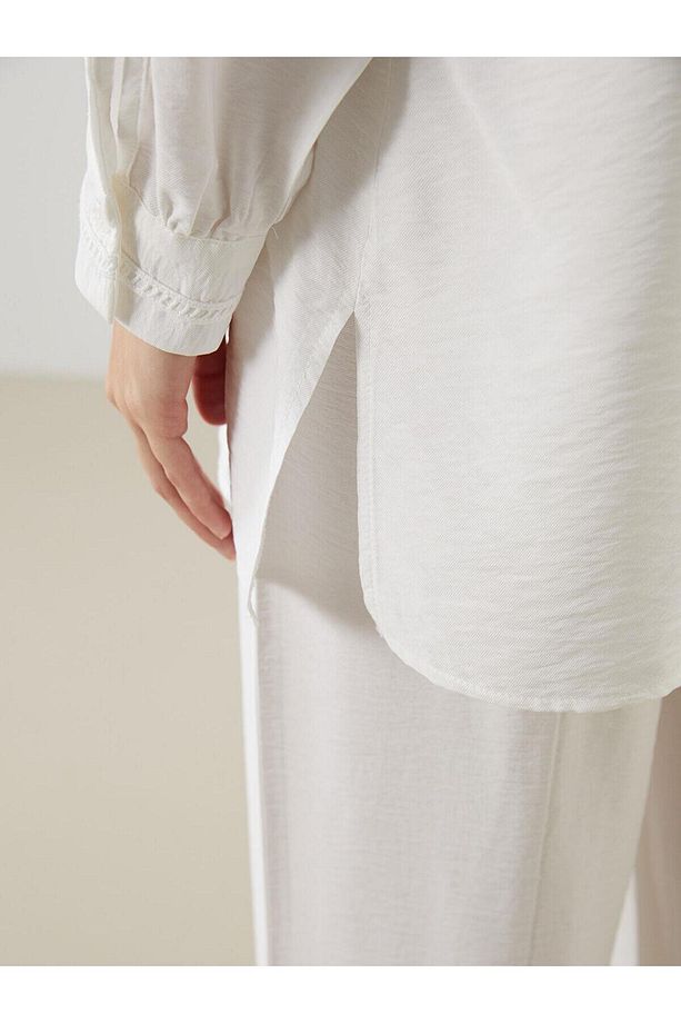 LCW Modest Oversize Kadın Gömlek Tunik (S5) - 3