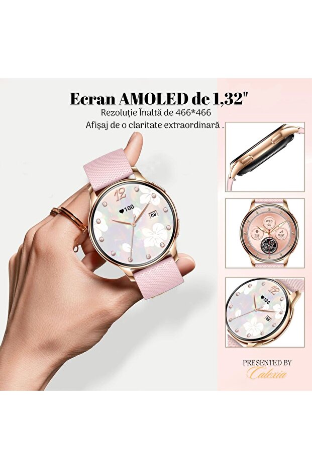 Smartwatch Y11, Display 1.32", IP67, Apel BT, AI Voice, 100+ Sport, 2 Brățări, Android/iOS - 4