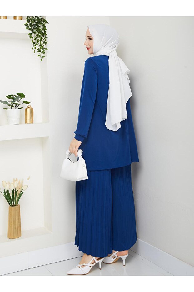 طقم بنطلون ساندي مطوي - 2