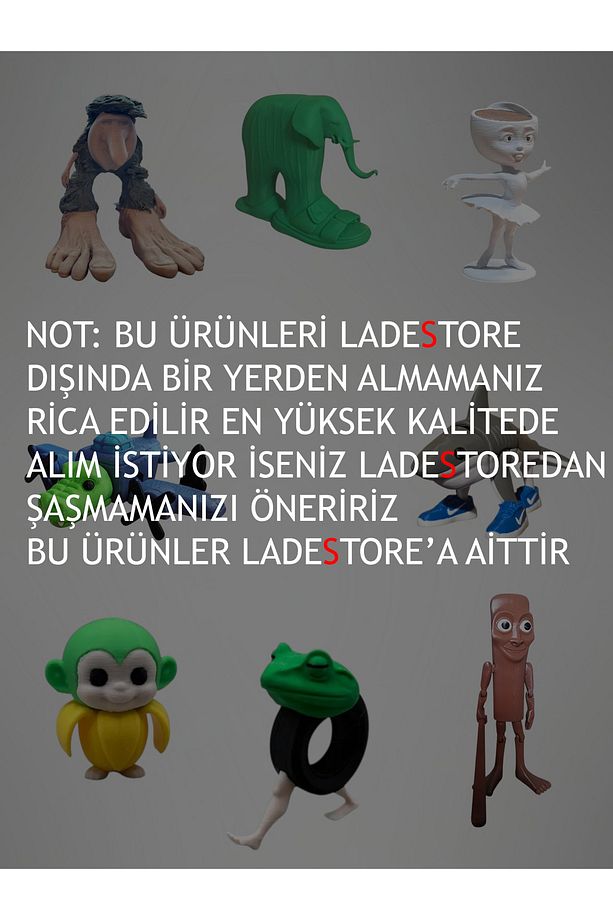 Brainrot Figürleri Dev Set 9 Oyuncak Bir Arada Tralalere Tralelo, Bombardino Crocodilo, Tung Sahur.. - 2