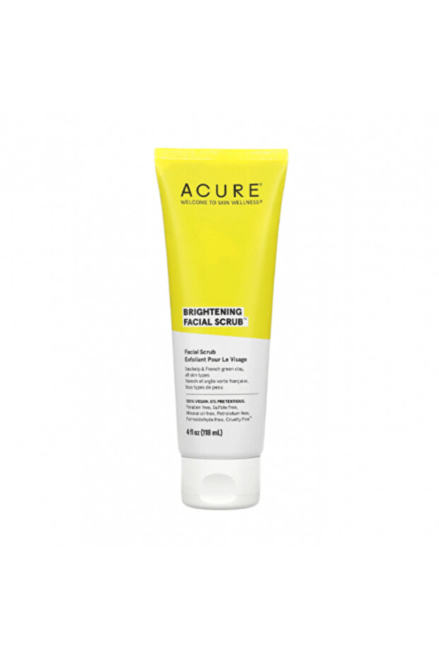Acure Facial Scrub for Brightening and Smoothing Skin - 118ml - 1