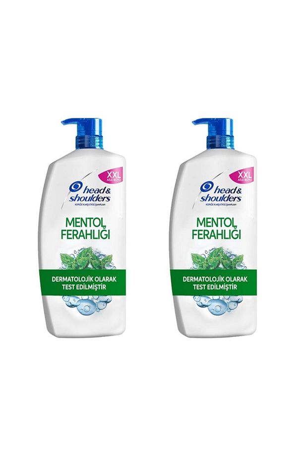 2'si 1 Arada Mentollü Şampuan 800 ml x 2 Adet - 1