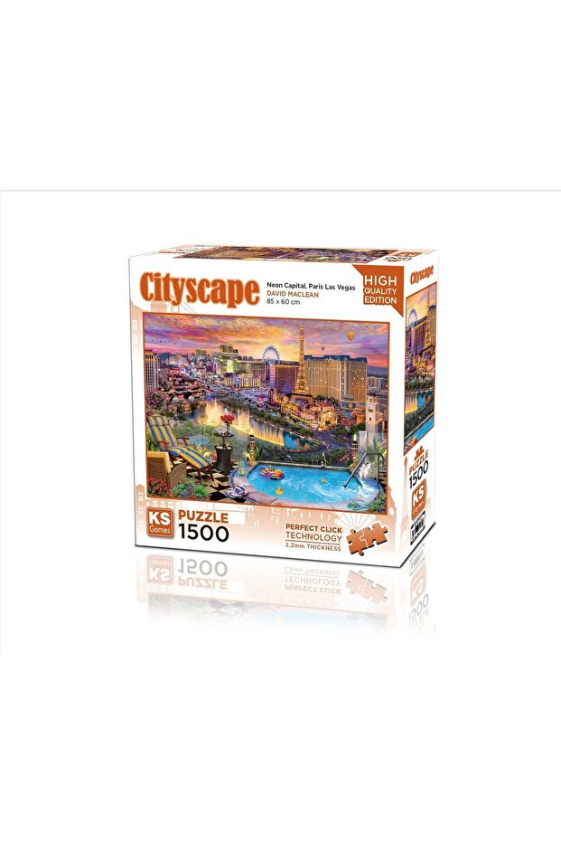 Puzzle 1500 Pieces Neon Capital Paris Las Vegas 22038
