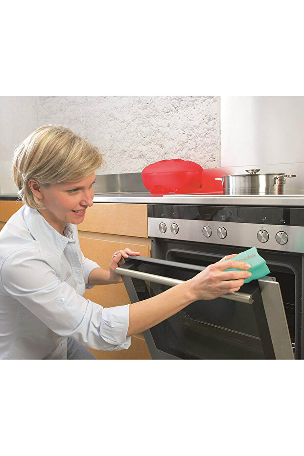 2 Li Ultra Çizmez Oluklu Bulaşık Süngeri - 7