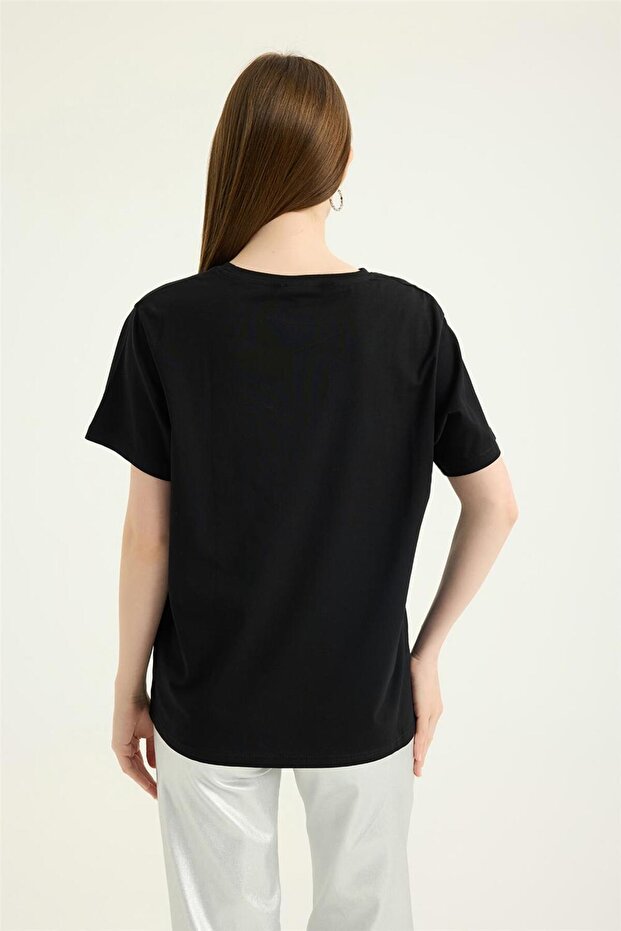 Yuvarlak Yaka Tshirt - 5