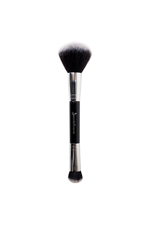 Double Sided Makeup Brush (Blush - Powder & Concealer) - 492