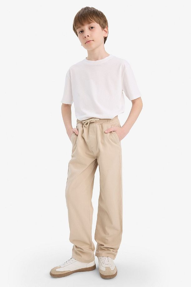Erkek Çocuk Düz Paça Basic Düz Gabardin Pantolon D5859a825sm - 3