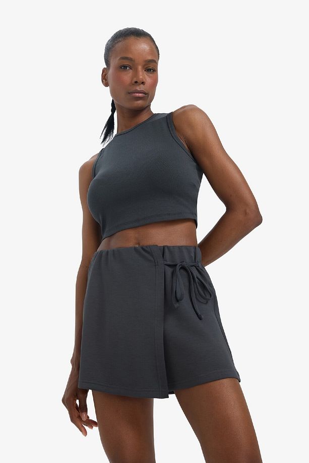 DeFactoFit Standart Fit Kısa Paça Sporcu Modal Şort C0556AX25SM - 6