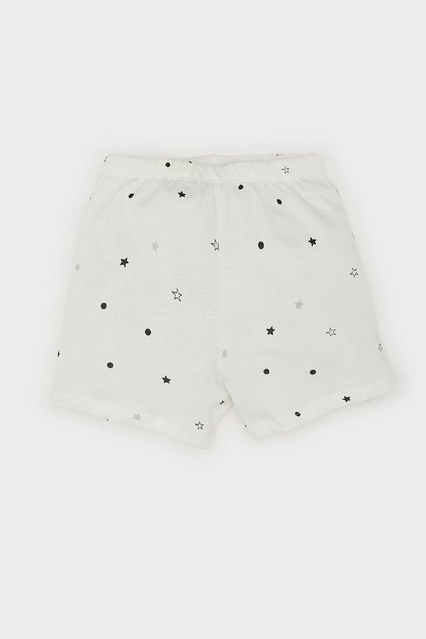 Kız Bebek 101 Dalmatians Pijama Takımı Kısa Kollu Penye Üst Beli Lastikli Şort E4616A525SM - 3