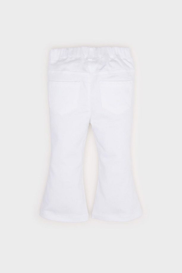 Kız Bebek Flare Fit İspanyol Paça Gabardin Pantolon E1798A525SM - 4