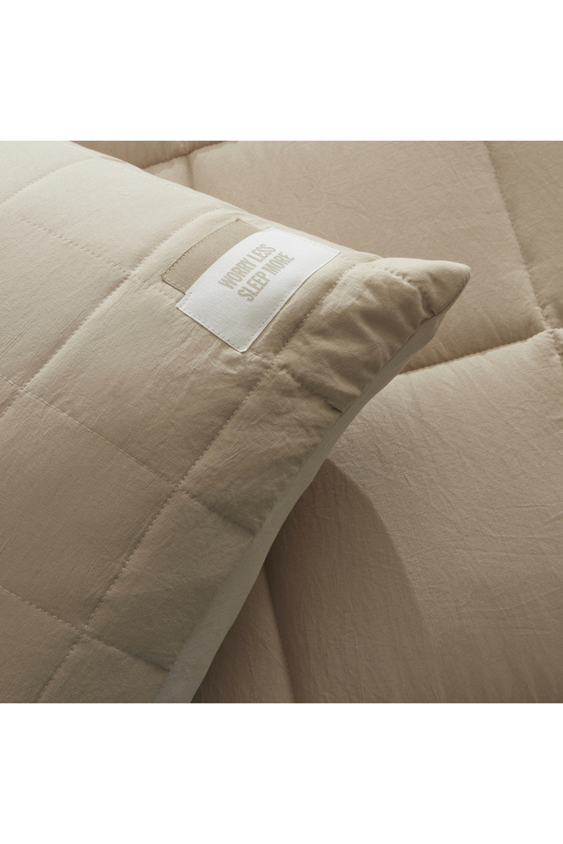 Relax Tek Kişilik Comfort Set/uyku Seti Bej - 7