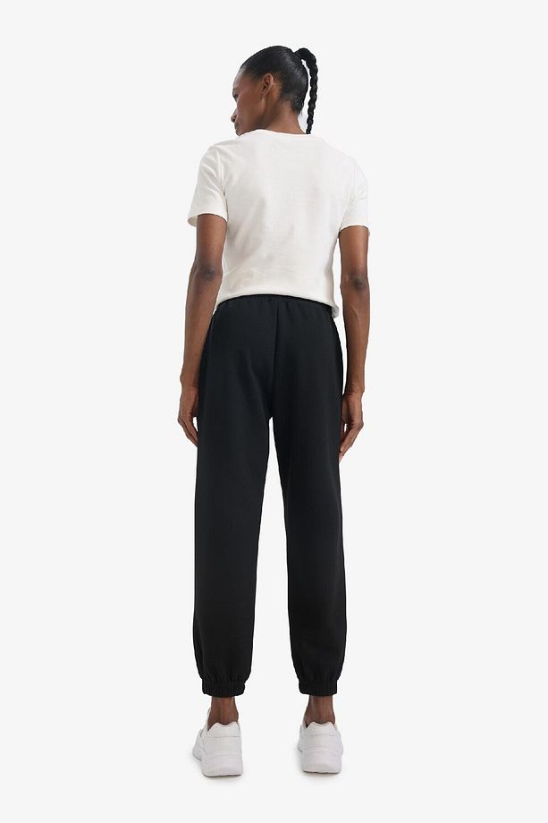Fit Oversize Geniş Kalıp Sporcu Eşofman Altı Çift Cepli Jogger Paça Standart Boy Skuba Dalgıç - 6