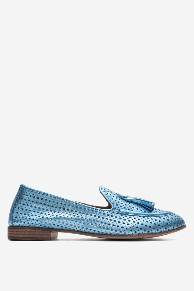 Women's Stylish Comfortable Tasseled Loafer Shoes Real Leather