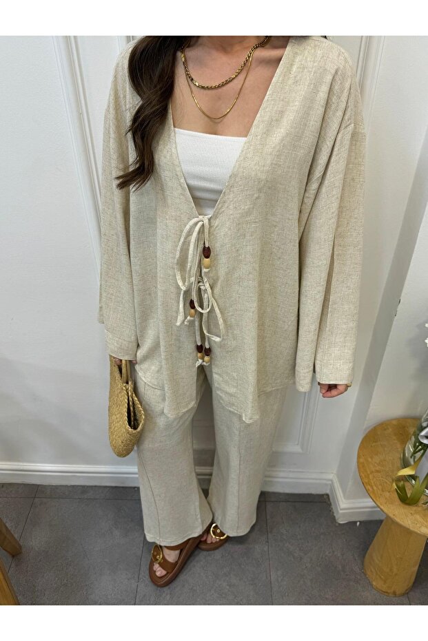 Linen Set - Front Tie - 6