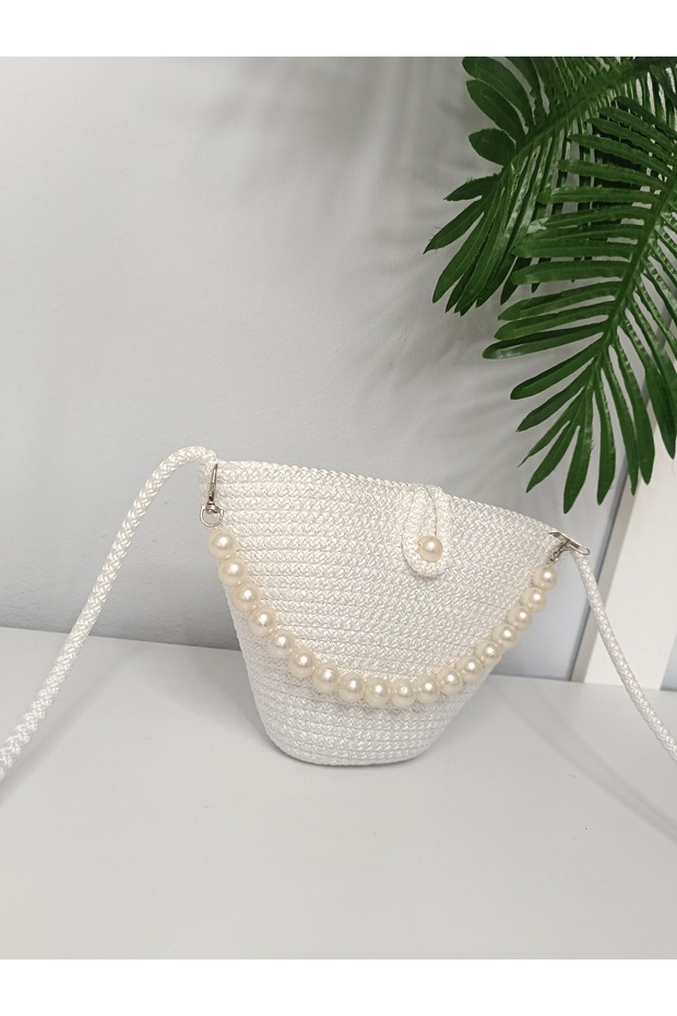 İnci saplı çanta - 4