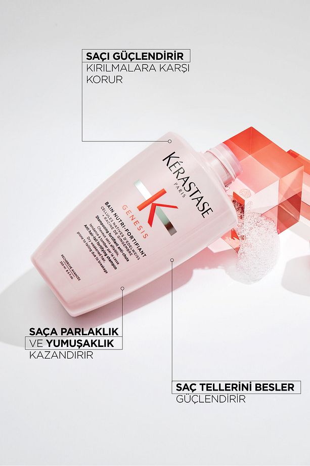 - Genesis Bain Rich Kuru veya kalın telli saçlara yönelik Dökülme Önleyici Şampuan 250ml - 2