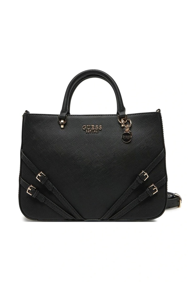 Bramina Girlfriend Satchel Women Black Handbag Hwzg9636060-Bla