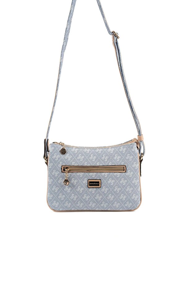 Blue - Ten Monogram Women's Crossbody Bag Sp818