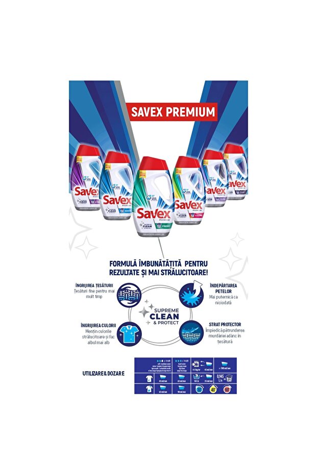 Detergent lichid Savex Premium Fresh - 2