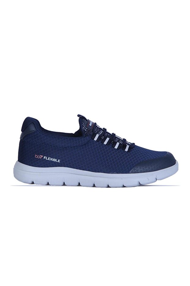 Bestof Bst-85 Navy Blue Laceless Summer Men's Sneaker Shoes