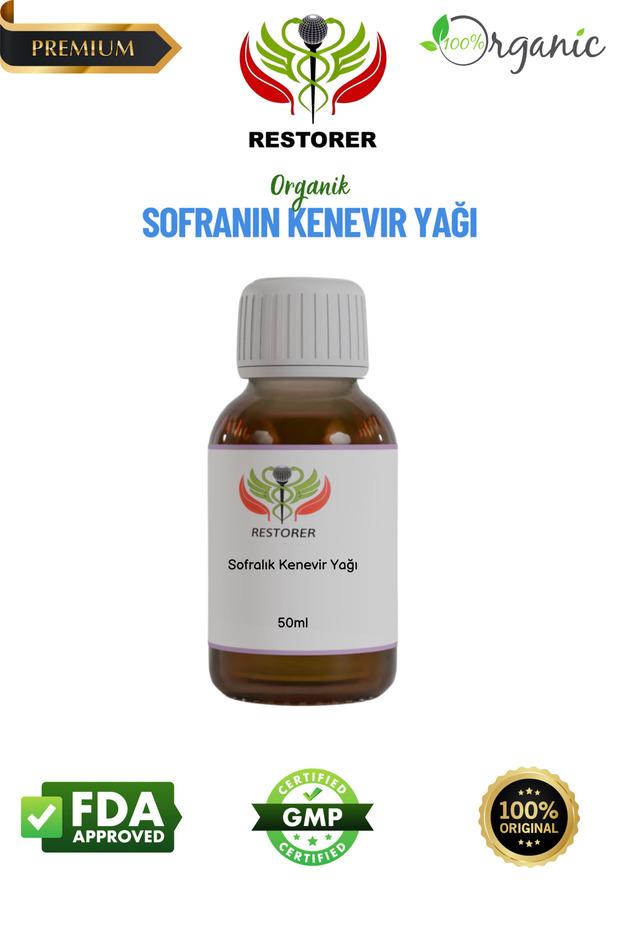 Sofralık Kenevir Yağı 50 ml