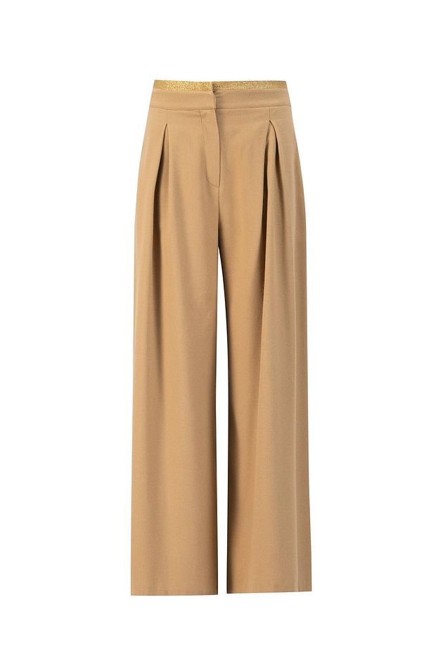 Pileli Pantolon Etek 24k2709 Camel - 4