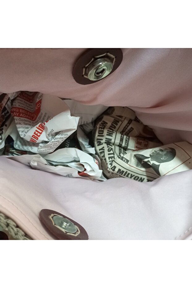 Kağıt Ip Örgü Çanta - 5