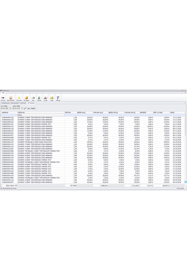 Barkod Satış Sistemi & Market Programı - 6