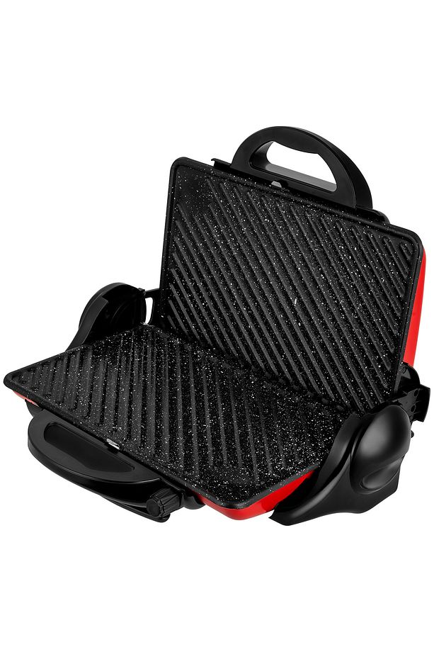 Orion Tost Ve Izgara Makinesi 180° Açılabilir 1800w Kırmızı - 6