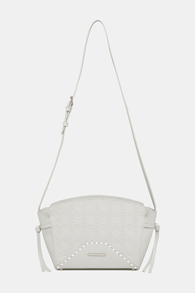 GRİ MONOGRAM DERİ ÇANTA - 2